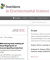 Frontiers in Environmental Science雜志封面